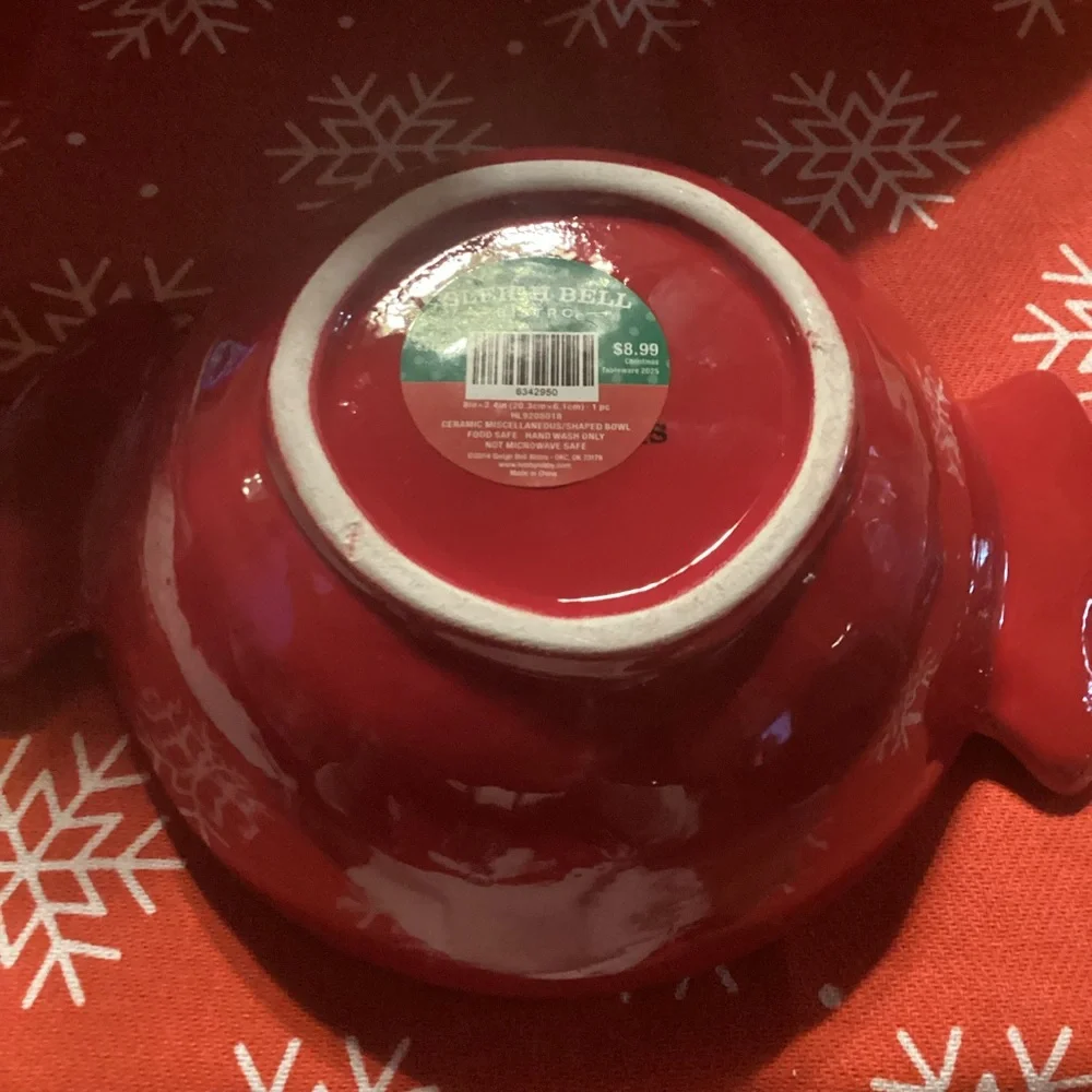 Sleigh Bell Bistro Holiday Candy Dish